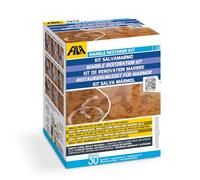 FILA Solutions MARBLE RESTORER Kit Ripristino Marmo e Pietra | Set completo per il ripristino e la rimozione di aggressioni acide o opacità da marmo e pietre calcaree