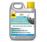 FILA Solutions MARBLEWASH Detergente Marmo Pietra Senza Risciacquo - 1L | Soluzione concentrata senza risciacquo per marmo, pietra naturale, granito, finiture lucide e opache
