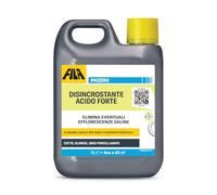 FILA Solutions PHZERO Disincrostante Acido Forte Gres Sanitari - 1L | Detergente acido concentrato per eliminare residui cementizi tenaci e calcare dopo la posa, senza sviluppare fumi tossici