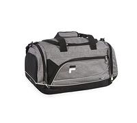 Fila Sprinter - Borsone sportivo, 48,3 cm, colore: nero/foglia di tè, Grigio mlange, Sprinter - Borsone sportivo da 48 cm