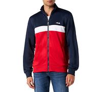 Fila Sturgis Giacca da Allenamento, Nero Iris-Vero Rosso-Bianco Brillante, S Uomo