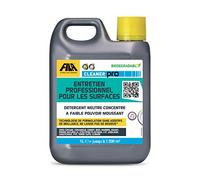 FILA Surface Care Solutions, CLEANER PRO, Detergente professionale concentrato per pavimenti con pH neutro, fino a 40 lavaggi, 1L