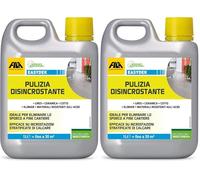 FILA Surface Care Solutions Easydek Pulizia Disincrostante Detergente, 1 Litro (Confezione da 2)