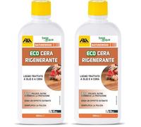 FILA Surface Care Solutions, NATUREWOOD, Eco Cera per Legno Rigenerante, adatta per parquet legno trattato ad olio/cera, 3 Effetti: Pulisce, Nutre e Protegge, Cera Pavimenti in Parquet, 500ml