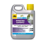 FILA Surface Care Solutions NEWFLOOR Sgrassatore per Pavimenti e Rivestimenti, Detergente Alcalino Forte per la Rimozione di Sporco Ostinato e Prodotti Filmanti, Incolore, 1 Litro