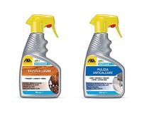 FILA Surface Care Solutions, SPLENDIWOOD, Detergente Spray per Legno, 750ml & Spray anticalcare per Il Bagno Professionale, 750 ml, 750 unita