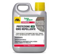 FILA Surface Care Solutions STOPWATER Protettivo Eco Idrorepellente ad Effetto Naturale, Traspirante ed Efficace Contro Gli Agenti Atmosferici, Incolore, 1 Litro