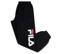 Fila Sweatapnts for Men Big and Tall Cotton Fleece Jogger Sweatpants Black 4XLT
