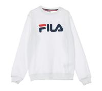 Fila, ,Sweatshirts & Hoodies ,Uomo ,Bianco ,S Felpa Bianca con Girocollo Manica Lunga
