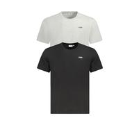 Fila Black Cotton Men T-Shirt - S