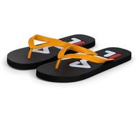 FILA Troy Slipper Infradito da uomo, Black-Dark Cheddar, 41 EU, Black Dark Cheddar, 41 EU