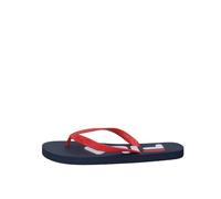 FILA Troy Slipper, Infradito Uomo, Multicolore (Multicolore Dress Blues High Risk Red), 44 EU