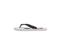 FILA Troy Slipper, Infradito Uomo, Multicolore (White/Black), 41 EU