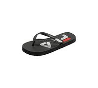 Fila Troy Slipper Teens, Sandalo, Unisex-Bambini e Ragazzi, Black, 39 EU