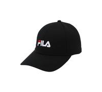 Fila, Brasov 6 Panel Cap With Linear Logo - Strap Back, Cappellino da Baseball, Unisex - Adulto, Nero (Black, Taglia unica