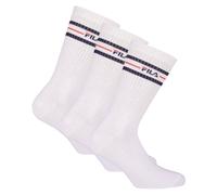 Fila Unisex Calzini 3 Paio - Strada, Sport, Lifestyle, Calzini Set, Strisce, 35
