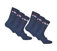 Fila Unisex Calzini 6 Paio - da Tennis, Crew Calzini, Spugna, Sport (2x3-Pac