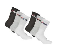 Fila Unisex Calzini 6 Paio - da Tennis, Crew Calzini, Spugna, Sport (2x3-Pac