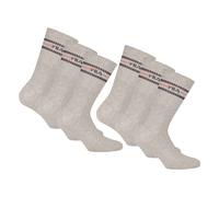 Fila Unisex Calzini 6 Paio - Strada, Sport, Lifestyle, Calzini Set, Strisce (