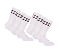 Fila Unisex Calzini 6 Paio - Strada, Sport, Lifestyle, Calzini Set, Strisce (2x