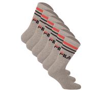 Fila Unisex Calzini 6 Paio - Strada, Sport, Lifestyle, Calzini Set, Strisce, 35