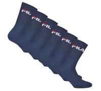 Fila Unisex Calzini, 6er Pacco - Crew Calzini, Spugna, Tennis, Sport (2x 3 Paio)