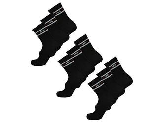 FILA Unisex Calzini, 9 Coppia Calzini da Sport, Bianco e Nero, a Righe, (3x Pacco da 3) - nero (200), 43-46 - 9 Coppia
