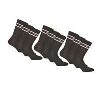 Fila Unisex Calzini 9 Paio - Strada, Sport, Lifestyle, Calzini Set, Strisce (3x