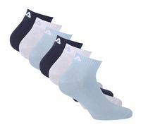 Fila Unisex Calzini di Quarto, 6er Pacco - Corti, Training, Sport, Logo (2x