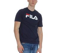 FILA Unisex Classic Pure ss Tee T-Shirt, Schwarz/Rot, XS