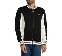Fila Uomo Giacca sportiva da baseball Settanta, Nero