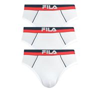 Fila Uomo Mutandine, 3er Pacco - Slip, Logo Colorato, Urban, Cotone Stretch,