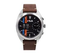 Fila Uomo Orologio da Polso Drum Motorino 38-844-001 Pelle