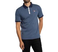 Fila Uomo Polo a righe vintage classica BB1, Blu