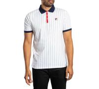 Fila Uomo Polo Classica A Righe Vintage, White/Navy