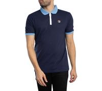 FILA Uomo Polo Panatta 2, Navy/Vista Blue/White, M