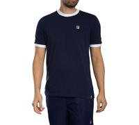 Fila Uomo T-Shirt Marconi Essential Ringer, Blu