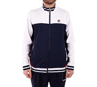 Fila Vintage Uomo Giacca da pista Tiebreaker, Blu, Medium