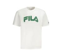 Fila White Cotton Men T-Shirt - XL