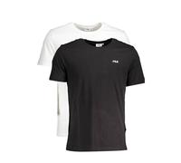 Fila White Cotton Women T-Shirt - S