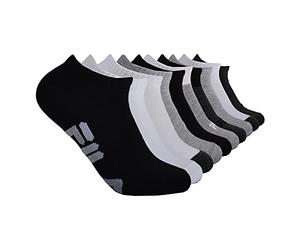 Fila Women's No Show Socks, Multi Colorblock, One Size