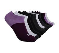 Fila Women's No Show Socks, Purple Colorblock, One Size