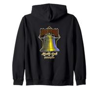 Filadelfia Pennsylvania Liberty Bell Felpa con Cappuccio