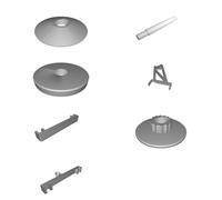 Filament Spool Holder with Guide for Prusa i3 Gravity Auto-Rewind System