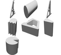 Filament Storage Bracket for 3D Printer - Pac-Man Theme Decorative Wall Mount