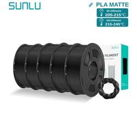 Filamento 3D SUNLU PLAmatte da 1,75 mm 1 kg - Alta velocità, bassa deformazione, oltre 20 colori | Materiale ecologico e di precisione da 0,02 mm