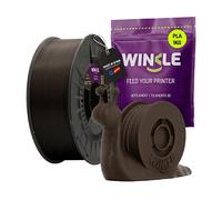 Winkle Filamento PLA | Pla 1.75mm | Filamento Stampa | Stampante 3D | Filamento 3D | Colore Marrone Ebano | Bobina 1000gr