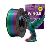 FILAMENTO 3D WINKLE PLA Silk Tricolore Aurora Boreale 1.75mm 1kg