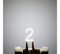 Filamento a LED 0-9 3V, 1 pezzo di forme digitali prefabbricate, usate per luci al neon fai-da-te, decorazioni di compleanno, illuminazione per nomi di matrimoni, stile Edison retrò. (2/6500K)