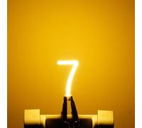 Filamento a LED 0-9 3V, 1 pezzo di forme digitali prefabbricate, usate per luci al neon fai-da-te, decorazioni di compleanno, illuminazione per nomi di matrimoni, stile Edison retrò. (7/2200K)